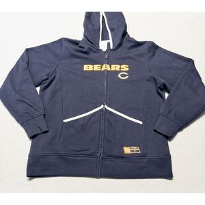 NFL‎ Chicago Bears Full Zip Hoodie Womens XL